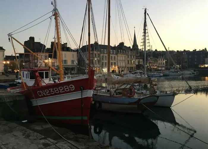Ferienhaus Maison Centre Historique - Bain A Remous, Sauna, Cour Exterieure Privative - Peut Se Faire A Pied A 3min Du Vieux Port, 10min De La Plage, 3min D'un Parking Gratuit, Restaurants, Boutiques, Muses, Etc Honfleur